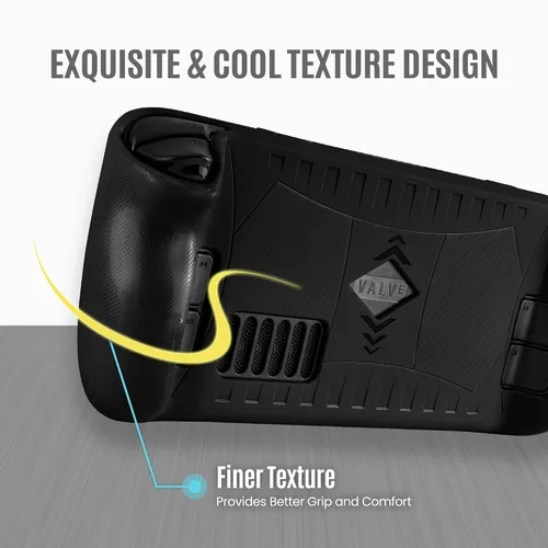 Vista 5 de Park Sung Protective Case for Steam DeckPrecise Cutouts Perfect FitsAnti-Collision and Shock Absorption Black