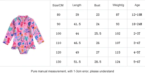Vista 7 de Traje de baño de una pieza con cremallera y estampado floral para niños y niñas pequeñas