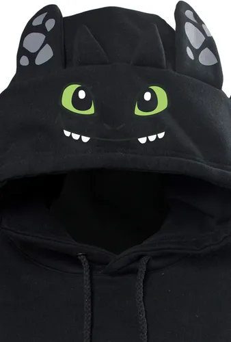 Vista 6 de Ruleewe Sudadera unisex con capucha de dragón con orejas para niños, disfraz de dragón de animal, abrigo
