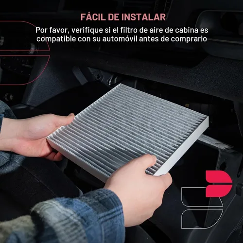 Vista 4 de BDFHYK 2 filtros de aire de cabina CF10136 con carbón activado compatibles con Chevy Uplander 2005-2009, Venture 2001-2005, compatibles con Buick