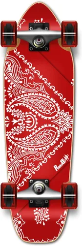 Vista 9 de Graphic Complete Longboard - Mini Cruiser- Banana Cruiser 27" X 8