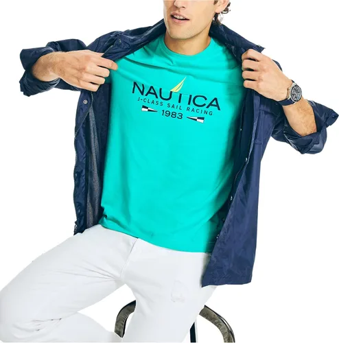 Vista 5 de Nautica Camiseta gráfica de vela hecha de forma sostenible