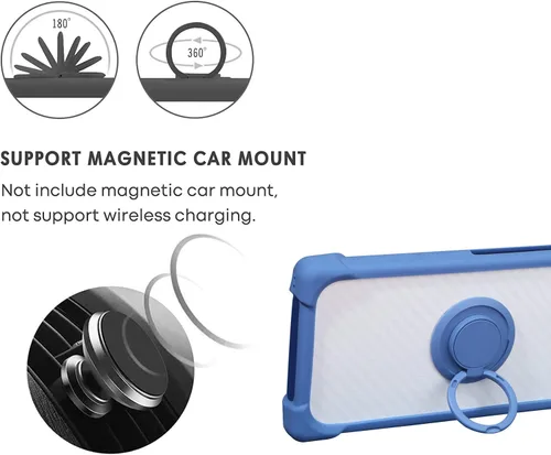 Vista 3 de Case for Xiaomi Redmi Note 10s Case Compatible with Xiaomi Redmi Note 10s Phone Case PC backplane + Silicone Soft Frame Cover