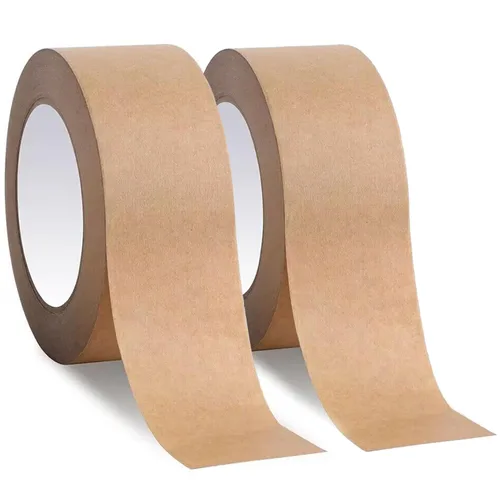 Vista 8 de WANBAO 1 Rollo de Cinta de Papel Kraft Marrón 2 Pulgadas x 55 Yardas para Cajas de Embalaje, Sellado de Cajas de Cartón, Uso de Embalaje