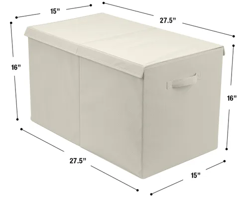 Vista 8 de Sorbus Baúl de juguetes con tapa abatible, almacenamiento plegable para niños, para guardería, sala de juegos, armario, organización del hogar