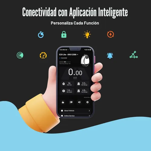 Vista 6 de INMOTION E20 Monociclo Eléctrico Hoverboard para Principiantes – Rueda de 14", Motor de 500W, Alcance de 10 Millas, 12.5mph, Certificado UL2272