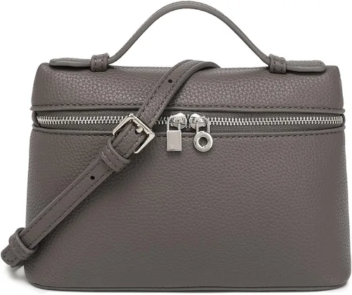Vista 10 de Afashor Bolsos con asa superior de moda para mujer, bolso de hombro de cuero suave