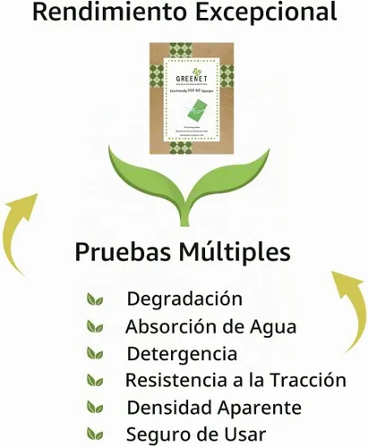 Vista 6 de Paquete de 8 esponjas de celulosa emergentes, grandes, comprimidas, ecológicas y sin plástico para cocina, baño y hogar
