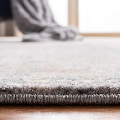 Vista 5 de Safavieh Sofia Collection SOF330B, tapete clásico color gris claro y beige, Polipropileno