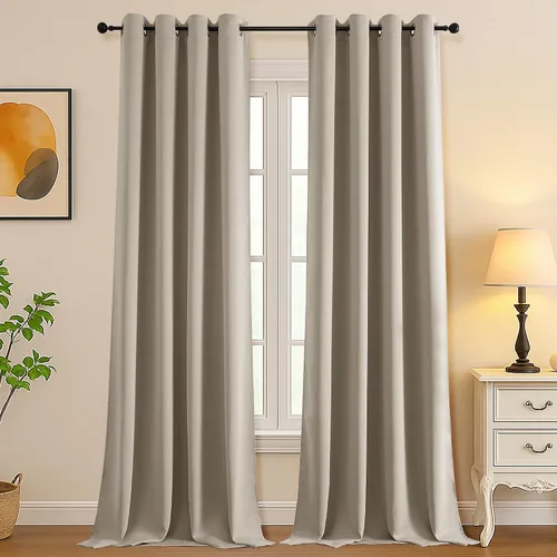 Vista 40 de Simplebrand Juego de 2 paneles de cenefa aguamarina para ventana de cocina de 14 pulgadas de largo, cortinas de oscurecimiento de habitación