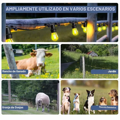 Vista 8 de NQN 30 Piezas Aisladores Negros para Cerca Eléctrica, Aislador de Rosca, Poste de Anillo para Cerca, Aislador para Poste de Madera y 1 Pieza