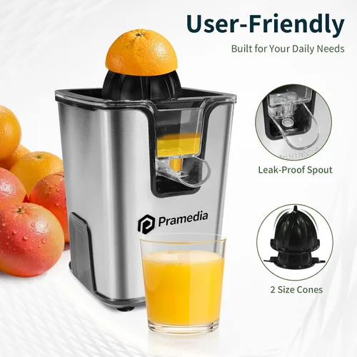 Vista 3 de Exprimidor eléctrico de cítricos, máquina de jugo de naranja