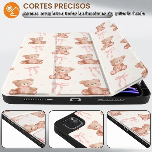 Vista 3 de DONGKE - Funda protectora ultradelgada para iPad Pro de 11 pulgadas de 4, 3, 2 y 1 generación de los años 2022, 2021, 2020 y 2018 con soporte
