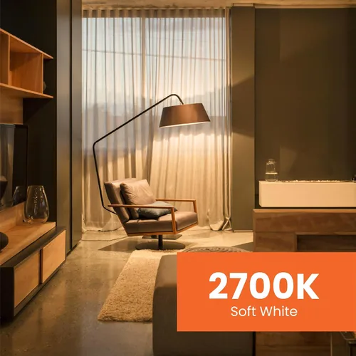 Vista 5 de Feit Electric Bombillas LED A19, equivalente a 100 W, no regulables, 1500 lúmenes, base estándar E26, blanco suave de 2700 K, 80 CRI, vida útil
