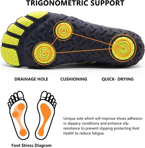 Vista 2 de Zapatos acuáticos para hombres y mujeres, para exteriores, playa, secado rápido, atléticos, acuáticos, zapatos deportivos para senderismo, escalada