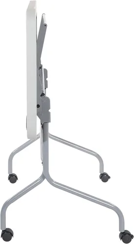 Vista 4 de Mesa cuadrada de resina multiuso Office Star Work Smart 36 x 36 x 29 pulgadas, MetalPlástico/Resina, gris