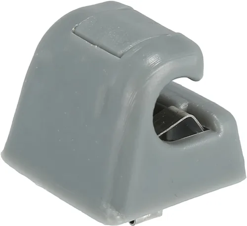 Vista 5 de X AUTOHAUX Retenedor plástico del soporte del clip del gancho de la visera del sol del coche gris 126-810-00-12-8412 para Mercedes Benz W123 W124