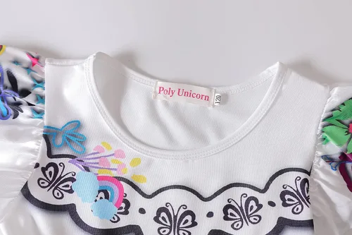 Vista 7 de Vestido de Encanto Isabella Mirabel para niñas disfraz de princesa Madrigal