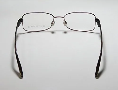 Vista 5 de Trussardi 12706 MensWomens Designer Full-Rim Shape Flexible Hinges Stunning Spectacular Ladies EyeglassesSpectacles