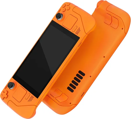 Vista 17 de eXtremeRate - Carcasa de repuesto de bricolaje con juego completo de botones para Steam Deck LCD, carcasa de repuesto personalizada para la parte