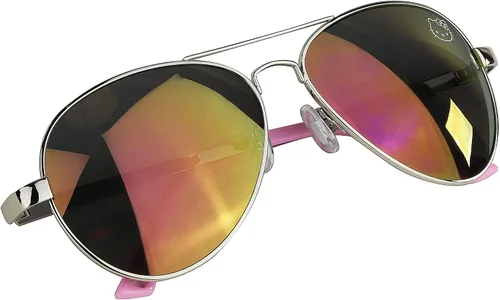 Vista 2 de Gafas de sol de aviador clásicas de Hello Kitty para mujer
