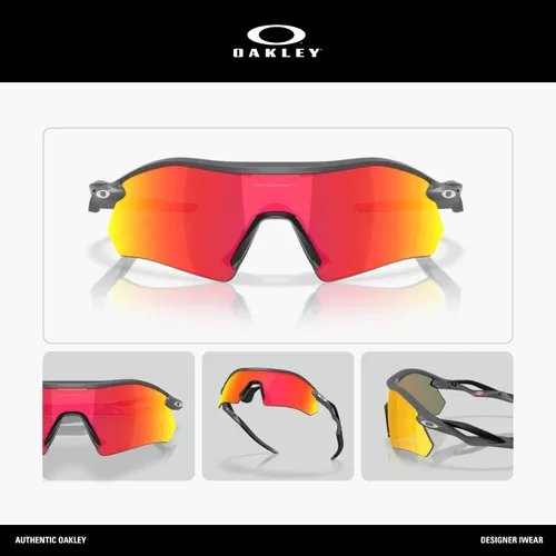 Vista 6 de Oakley Gafas de sol rectangulares unisex Oo9487 Holbrook Xxl Gris/Rubí Prizm