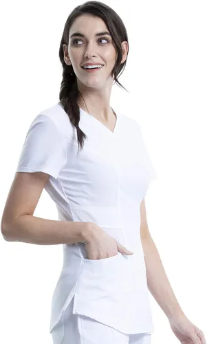 Vista 4 de CHEROKEE Infinity Camiseta de ropa quirúrgica con cuello V