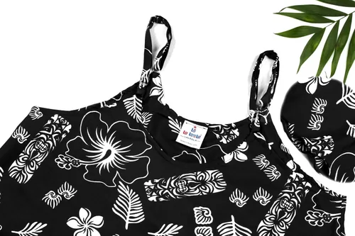 Vista 4 de LA LEELA Ropa de playa para mujer, Vacay, verano, luna de miel, vestido de playa, camisola Luz de luna monocromática Ac44