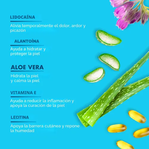 Vista 3 de Ebanel - Crema anestésica al 5% de lidocaína, alivio del dolor, quemaduras y picazón, anestésico tópico Numb25 de máxima fuerza con alantoína