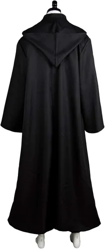 Vista 5 de Disfraz de túnica para hombre conjunto completo de bata con capucha para Halloween cosplay