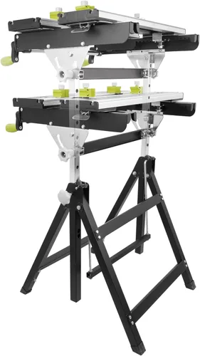 Vista 4 de Ryobi Banco de trabajo de metal plegable RWB03 con ángulo y altura ajustables