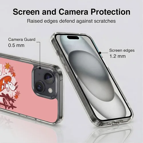 Vista 49 de Carcasa de gel para iPhone 7 Plus/iPhone 8 Plus, diseño de Snoopy Oriental de Peanuts, Badges