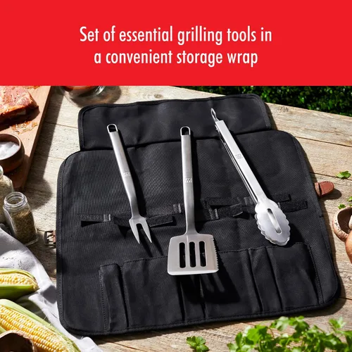 Vista 3 de ZWILLING BBQ+ Juego de 4 herramientas para parrilla