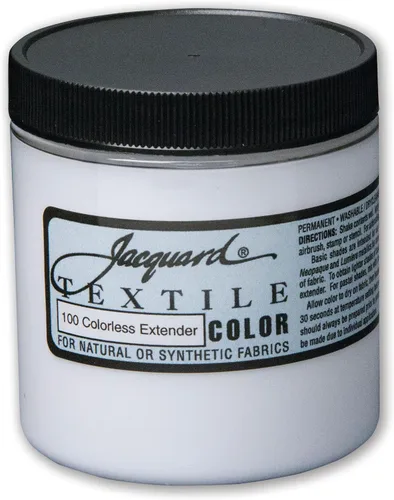 Vista 8 de Jacquard Pintura Textil 8 Oz Negro