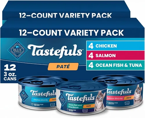 Vista 26 de Blue Buffalo Tastefuls - Paquete variado de alimentos húmedos para gatos