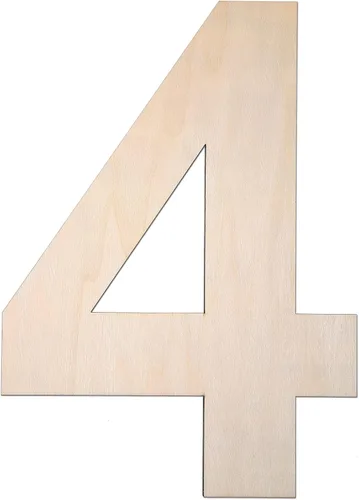Vista 36 de Letra A de madera de 12 pulgadas, letra A de 1/4 de pulgada de grosor, grande de madera sin terminar para manualidades, decoración de pared del hogar
