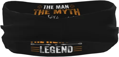 Vista 5 de The Man The Myth The Hunting Legend Headband for Men Women Sports Sweatband for Fitness Exercise Moisture Wicking Running Yoga Hairbands
