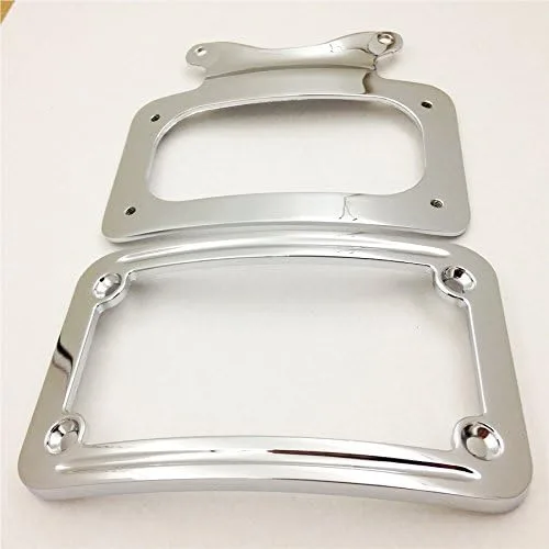 Vista 3 de XKH - Kit de montaje de placa de matrícula de motocicleta compatible con Road Glide Custom FLTRX 2010 2014 FLHX [B00Y44KK3K]