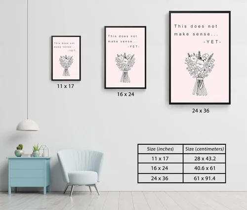 Vista 7 de LOLUIS Decoración motivacional, mentalidad de crecimiento de la salud mental, afirmaciones positivas, póster educativo, impresiones para decoración