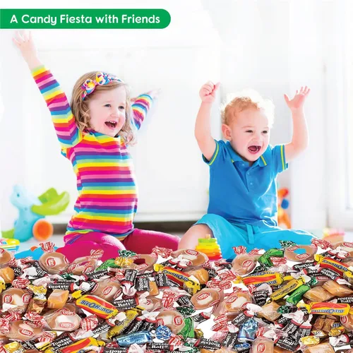 Vista 4 de Fun Express Paquete surtido de caramelos masticables tamaño divertido 4 libras 275 piezas