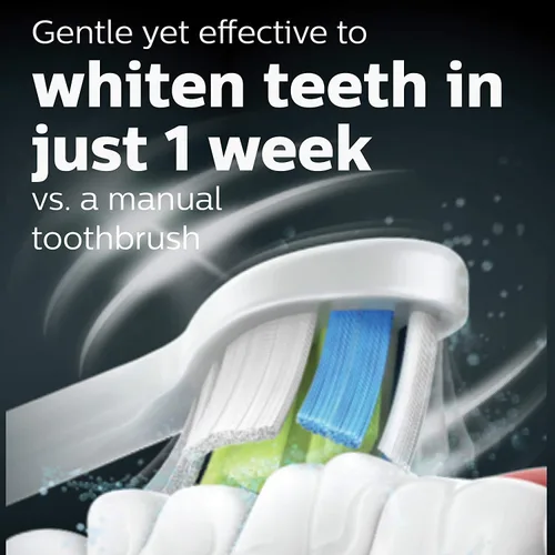 Vista 2 de Philips Sonicare - Cepillo de dientes eléctrico recargable ProtectiveClean Whitening con sensor de presión y ajustes de intensidad