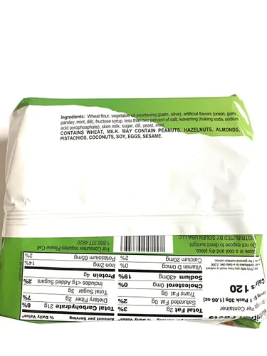 Vista 3 de Greta Galletas de verduras de jardín, 4.23 onzas, paquete de 2 nuevas