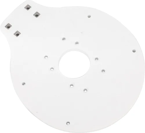 Vista 8 de Negro - Placa modular para soportes que terminan en M1 o M2 para adaptarse a cámaras térmicas FLIR M o Ray T Series Sin