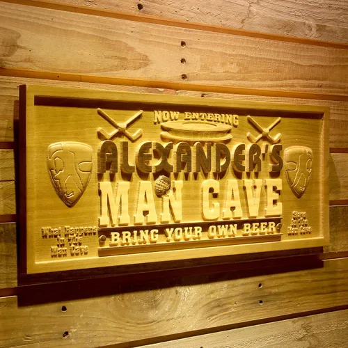 Vista 12 de ADVPRO wpa0031 - Letrero de madera personalizado con nombre de Lake House para decoración del hogar, boda, tamaño mediano, 18.25 x 7.25 pulgadas