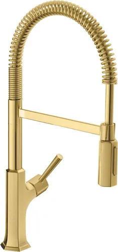 Vista 9 de hansgrohe Locarno 04855800 - Grifo de cocina de acero inoxidable con pulverizador extraíble, grifo para fregadero de cocina, óptica de acero
