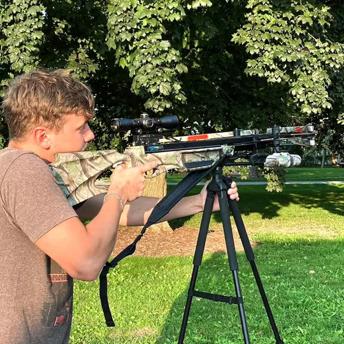 Vista 6 de Leader Accessories Altura ligera del trípode del palillo del tiroteo de la aleación de aluminio ajustable 20,08" a 65,35