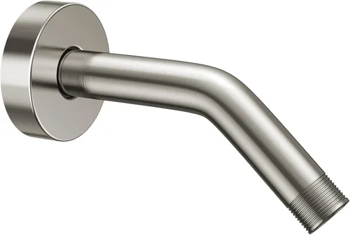 Vista 15 de YASFEL Brazo de Ducha de Oro Cepillado de 6 pulgadas Brazo de Extensión de Ducha Tubo con Brida y Cinta de Teflón para Cabezal de Ducha y Cabezal