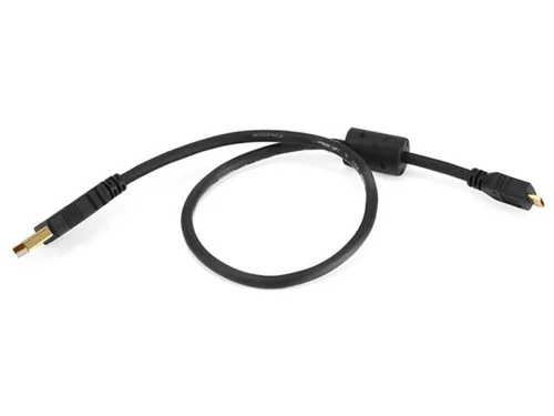 Vista 7 de Monoprice Cable USB 2.0 A macho a micro macho de 5 pines 28/24AWG con núcleo de ferrita (chapado en oro) (105459)