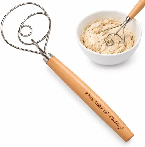 Vista 16 de Mrs. Anderson's Baking Batidora de masa de pastelería, acero inoxidable, diseño de 5 cuchillas
