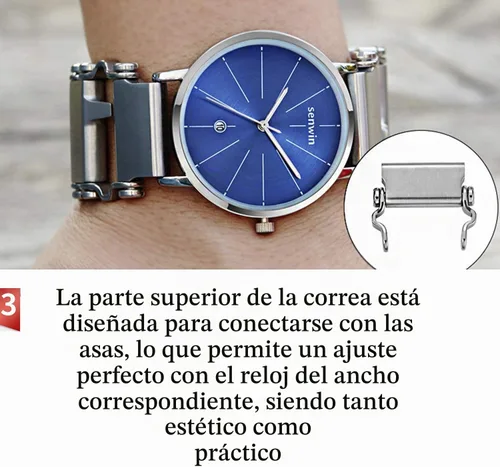 Vista 6 de Pulsera de herramientas de acero inoxidable ONELANKS para hombres, compatible con LEATHERMAN TREAD y correa de reloj, 29 en 1, pulsera multifunción
